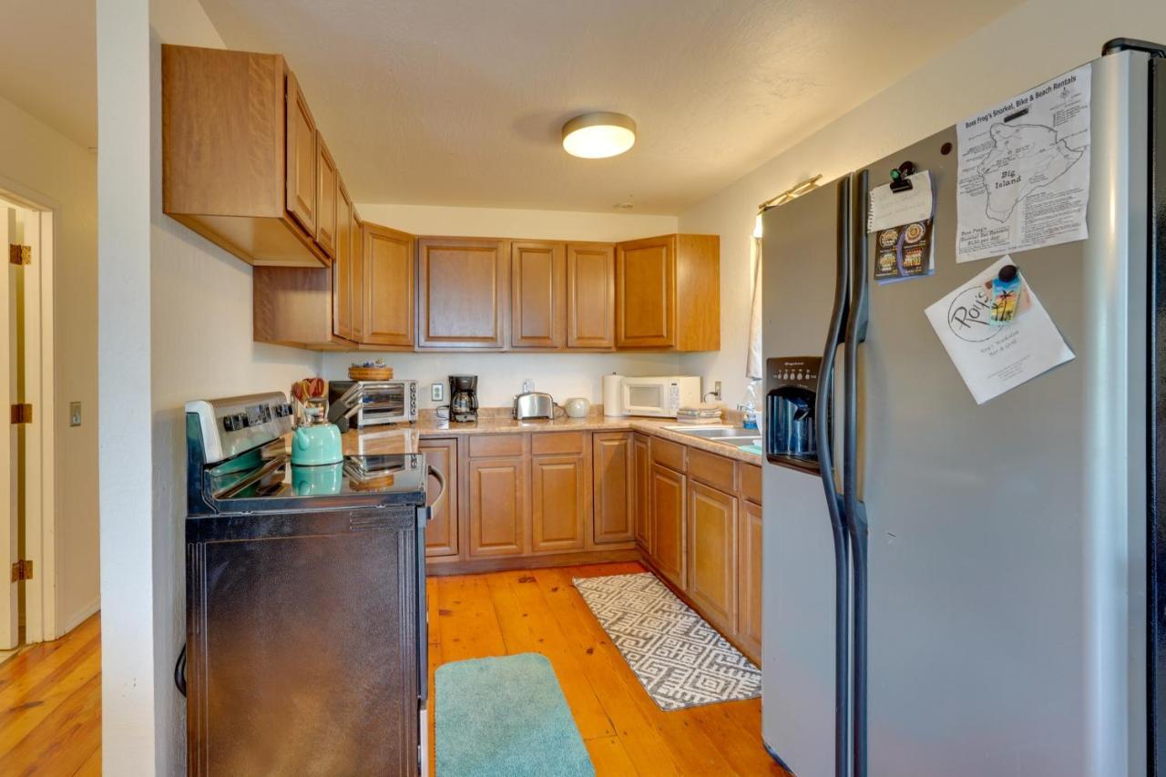 Breezy Kailua-Kona Bungalow With Lanai And Ocean View! Eksteriør billede
