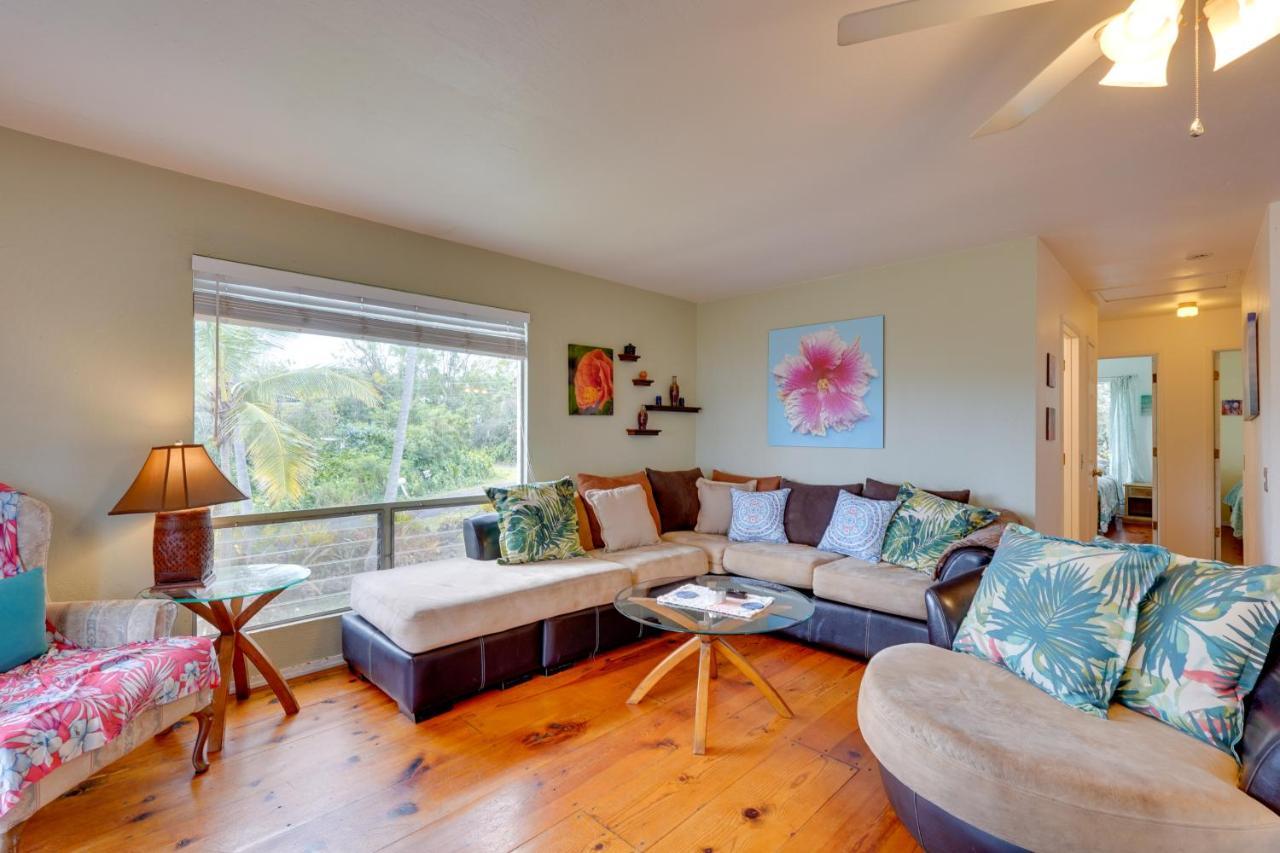 Breezy Kailua-Kona Bungalow With Lanai And Ocean View! Eksteriør billede