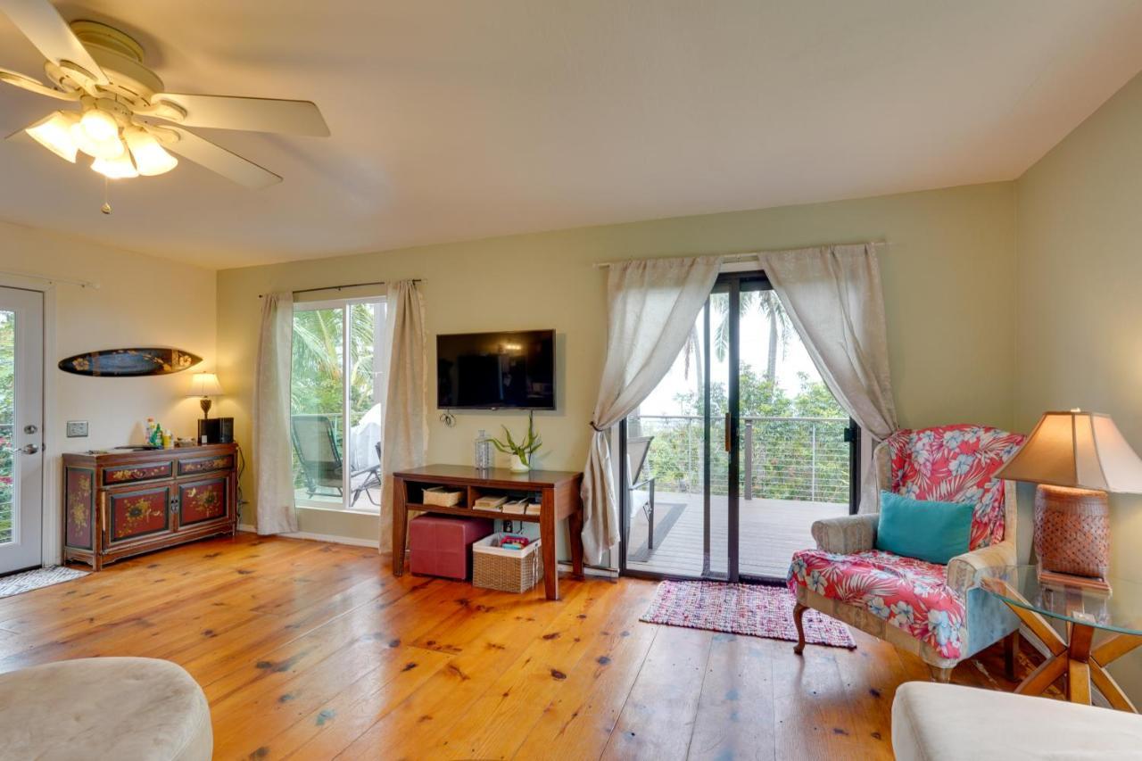 Breezy Kailua-Kona Bungalow With Lanai And Ocean View! Eksteriør billede