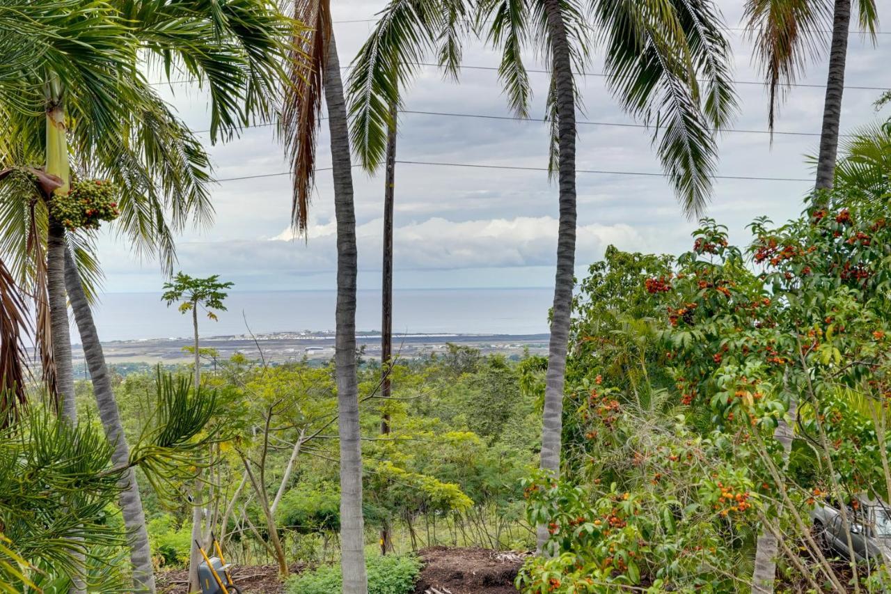 Breezy Kailua-Kona Bungalow With Lanai And Ocean View! Eksteriør billede