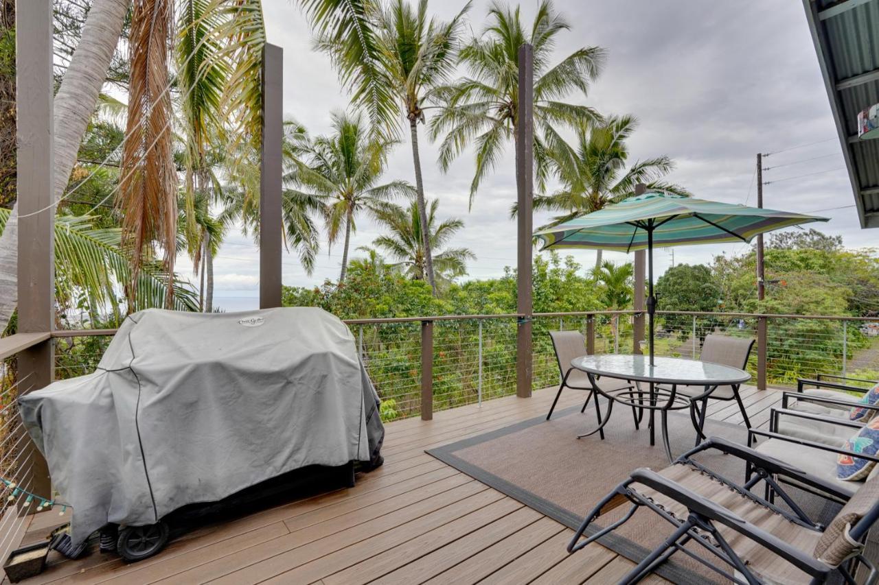 Breezy Kailua-Kona Bungalow With Lanai And Ocean View! Eksteriør billede